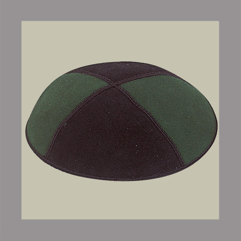 Multi Tone Suede Kippah