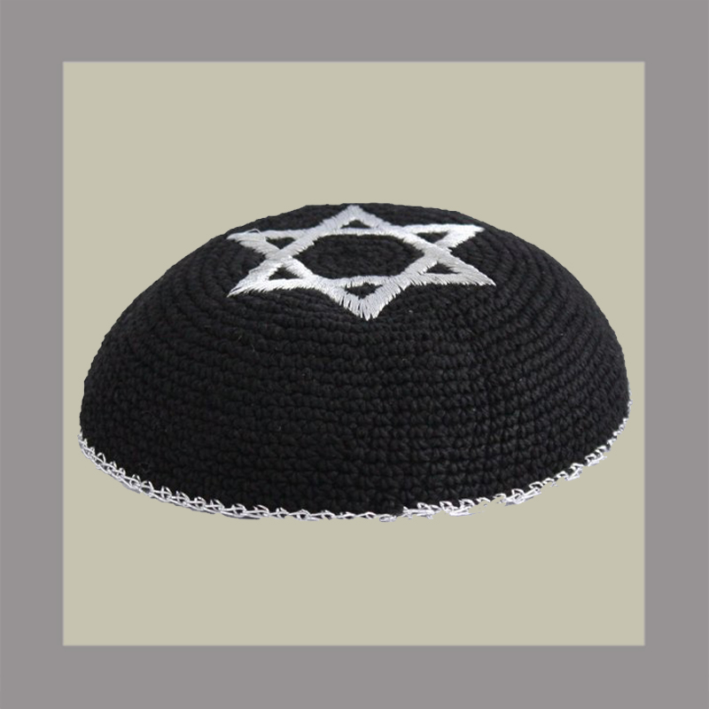 Black w Light Magen David