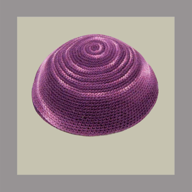 Purple Swirls Knit