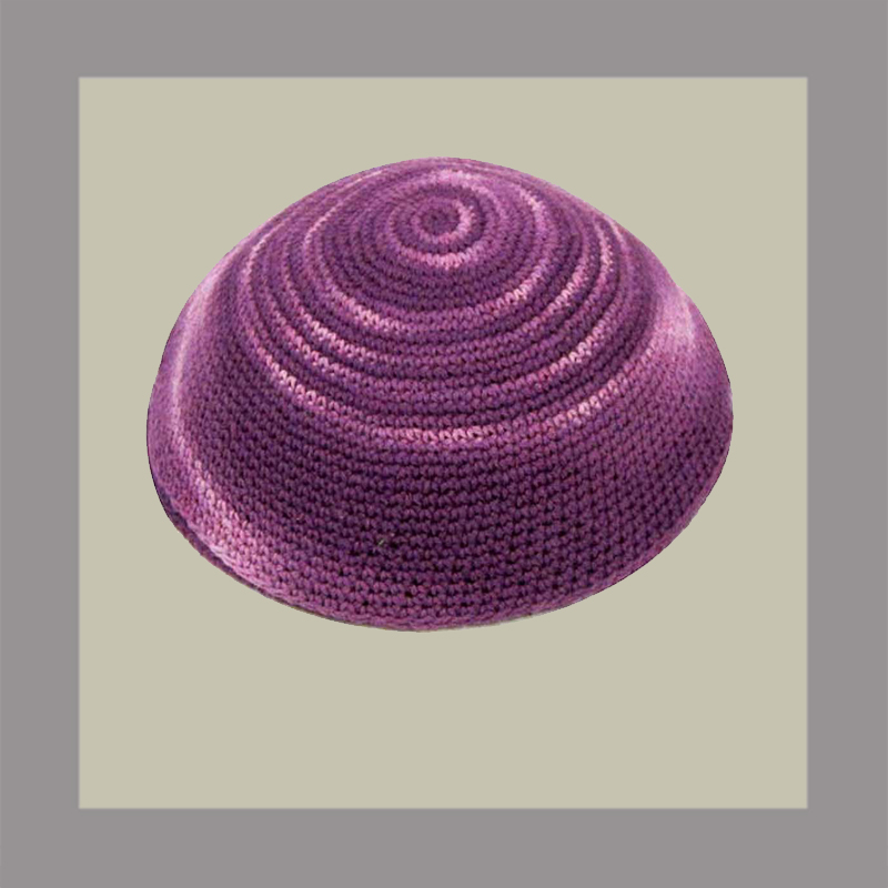 Purple Swirls Knit