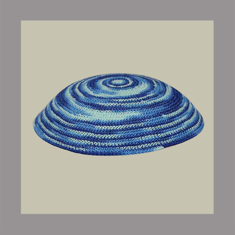 Blue Swirls Knit